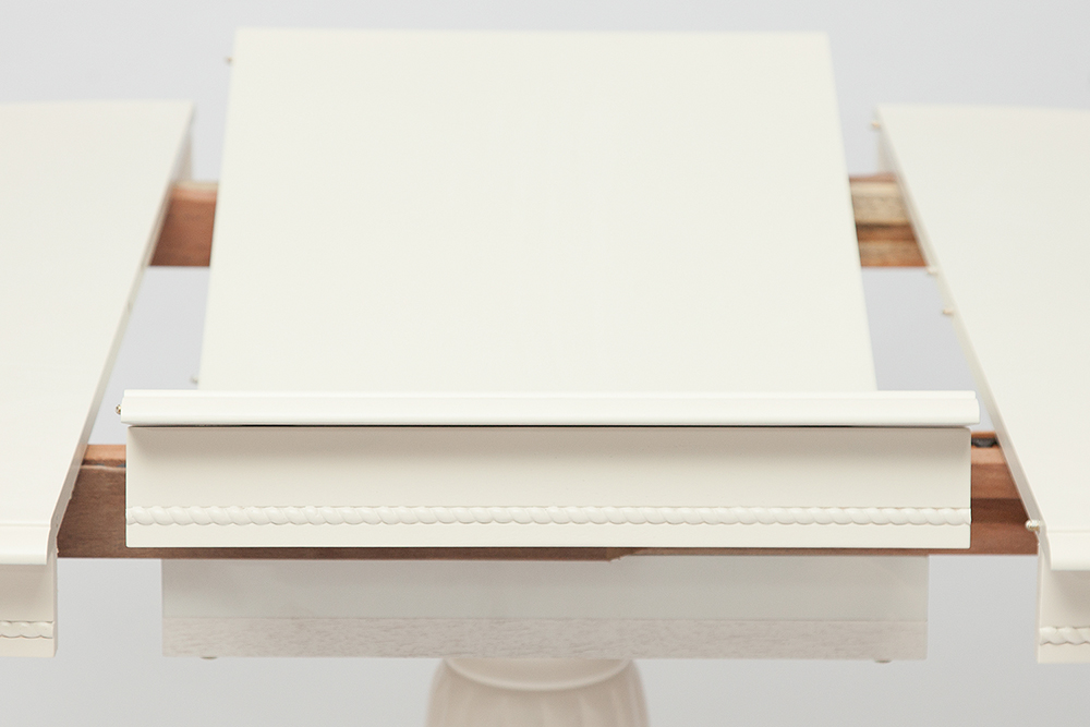 Стол обеденный раскладной белый «Леонардо» (Слоновая кость/Leonardo) от магазина Территория Комфорта Тел. 8 (918) 341-91-92 ; 8 (861) 205-14-08 komforttrade.ru