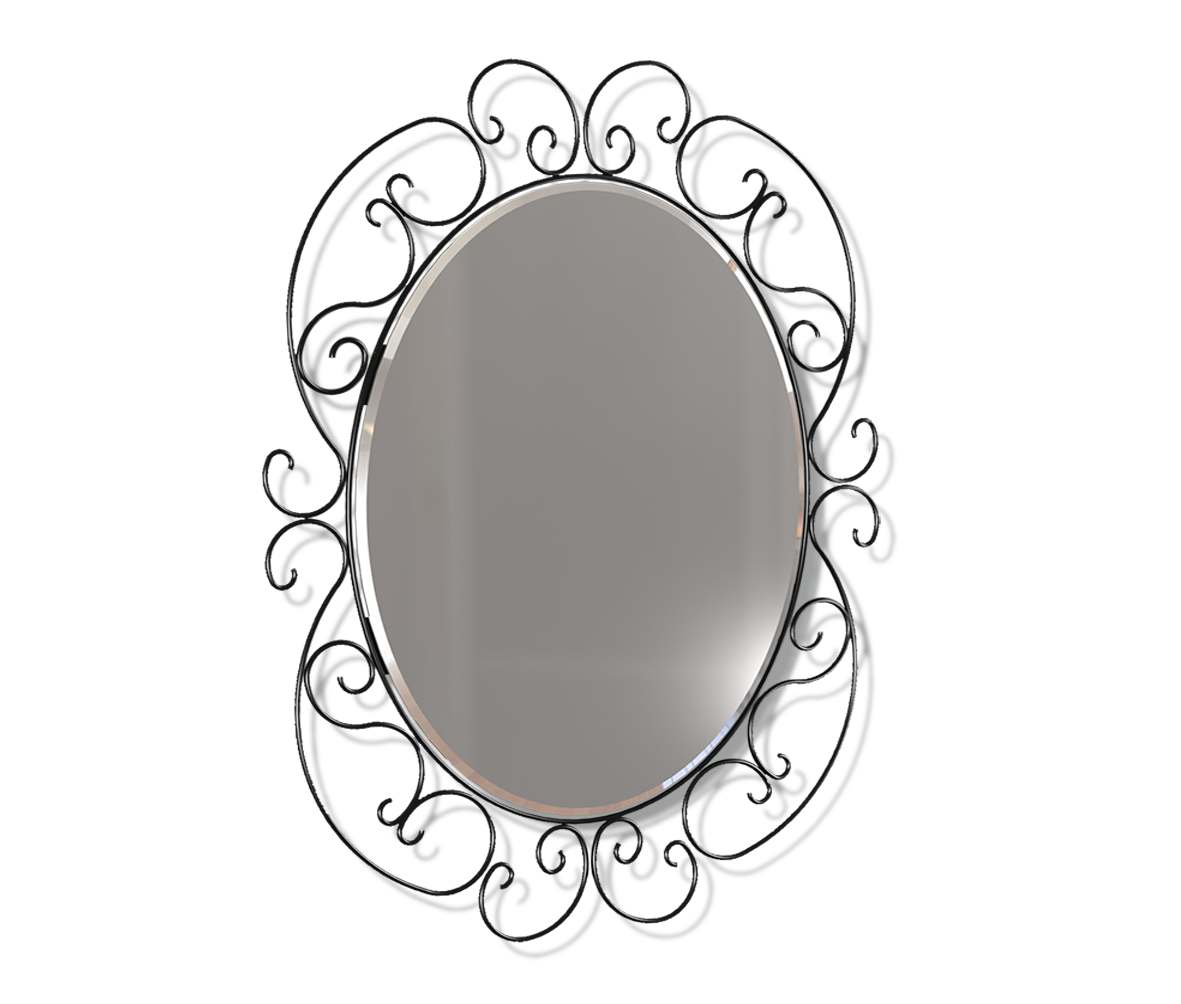Зеркало навесное "Грация 630" (Черный) от магазина Территория Комфорта Тел. 8 (918) 341-91-92 ; 8 (861) 205-14-08 komforttrade.ru