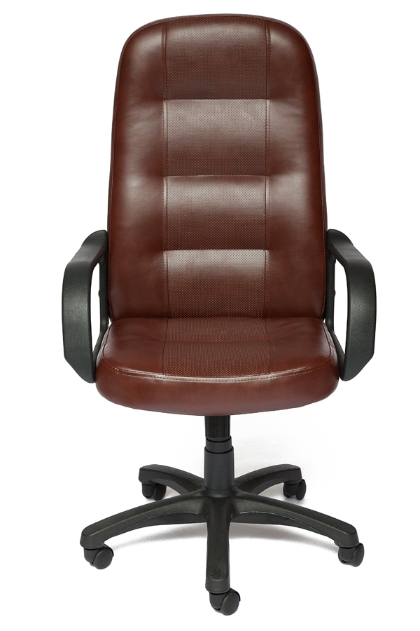 Офисное кресло "DEVON" (Коричневый-Коричневый перфорированный ТОН 2/Экокожа) от магазина Территория Комфорта Тел. 8 (918) 341-91-92 ; 8 (861) 205-14-08 komforttrade.ru